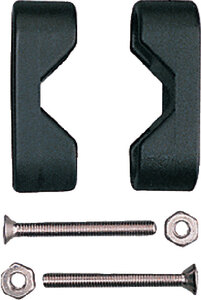 RAIL MOUNT BRACKETS (SEA DOG) 7/8" 2 1/8" 1 1/4" Black Brkt w/Screws